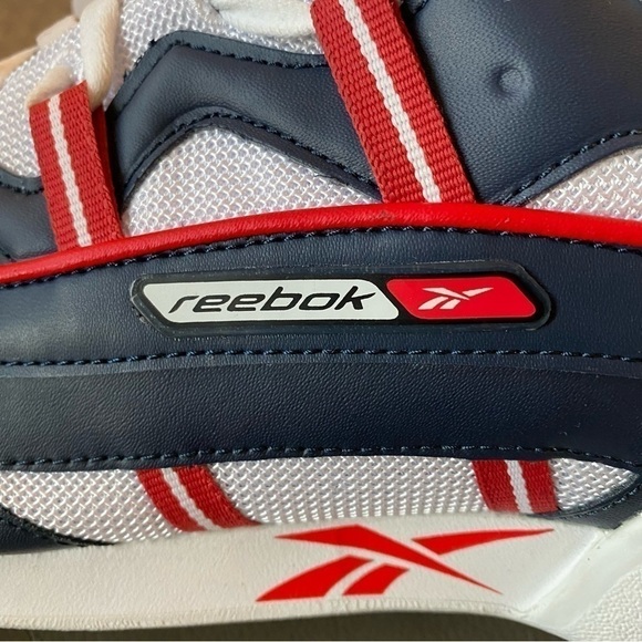 Reebok Workout Plus Rc 1.0 FW2557 Blue Leather Sneakers Shoes Men’s 8.5 - Picture 11 of 11